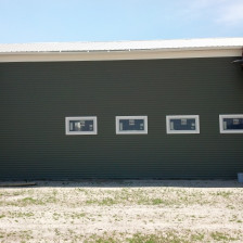 6 inch gutter installed on new barn1